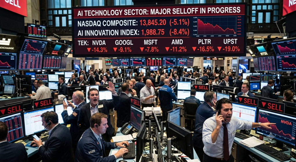 AI tech stock selloff