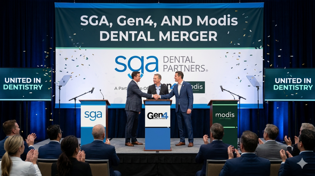 SGA Gen4 and Modis dental merger