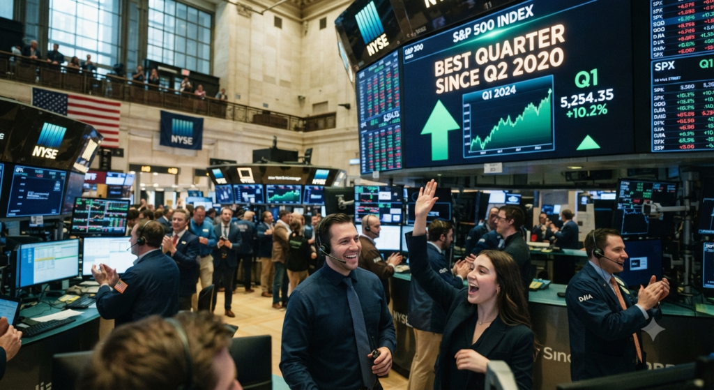 S&P 500 Best Quarter Since 2020